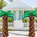 tropical balloon palm trees for luau or summer party outdoor decoration