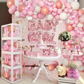 pink and silver balloon arch set with elephant and star foil balloons