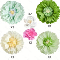 paper flower showing realistic handmade details for decoration.