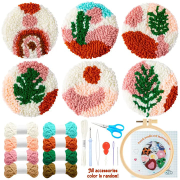 DIY Felt Coasters Set – 22 Pcs, Craft Kit for Making Colorful Coasters, Perfect for Craft Classes, Parties, and Gifts