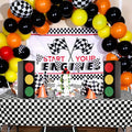 Easy-to-assemble racing traffic light boxes for party setup