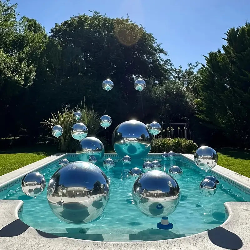 39pcs mylar balloon set with shiny mirror surface for upscale event